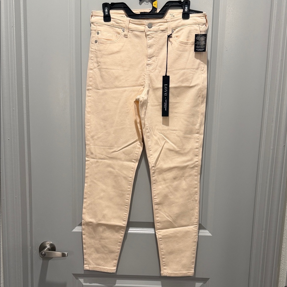 Liverpool Ankle Skinny Jeans In Pink | Sz 10